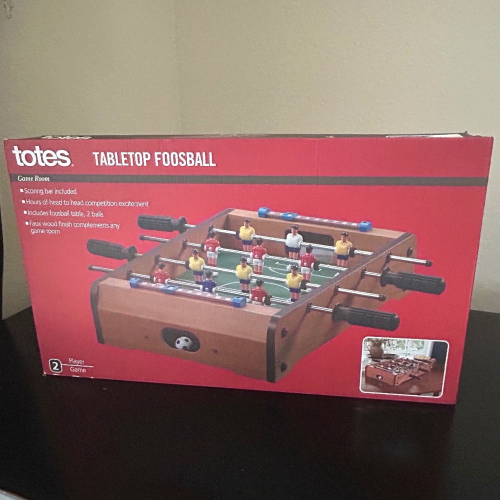 Totes Tabletop Foosball. NWT